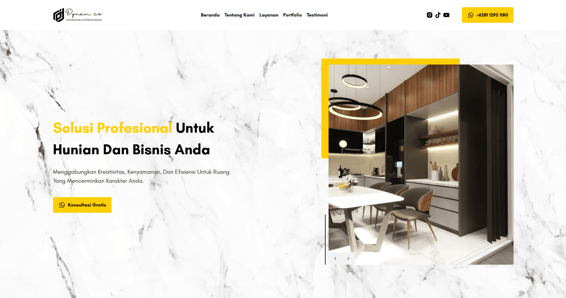 Dynamics Home Decor & Interior — Company Website